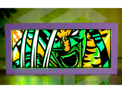 Lámpara de Wolverine Impresa en 3D