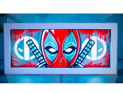 Lámpara de Deadpool Impresa en 3D
