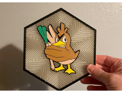 Cuadro Hexagonal de...