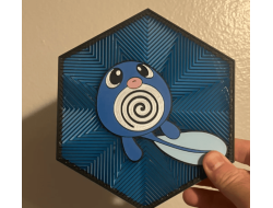 Cuadro Hexagonal de Poliwag