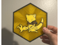 Cuadro Hexagonal de Abra Impresa en 3D