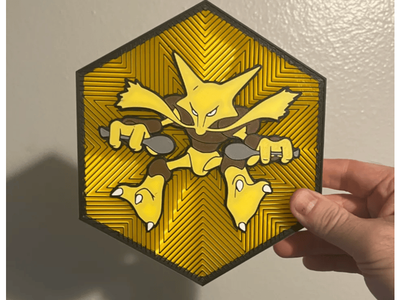 Cuadro Hexagonal de Alakazam