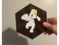 Cuadro Hexagonal de Machop