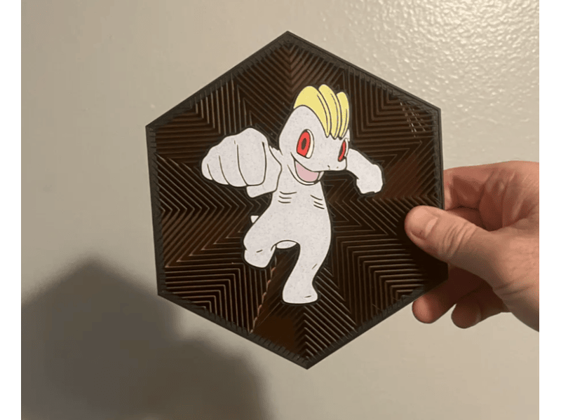 Cuadro Hexagonal de Machop