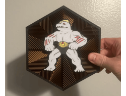 Cuadro Hexagonal de Machoke