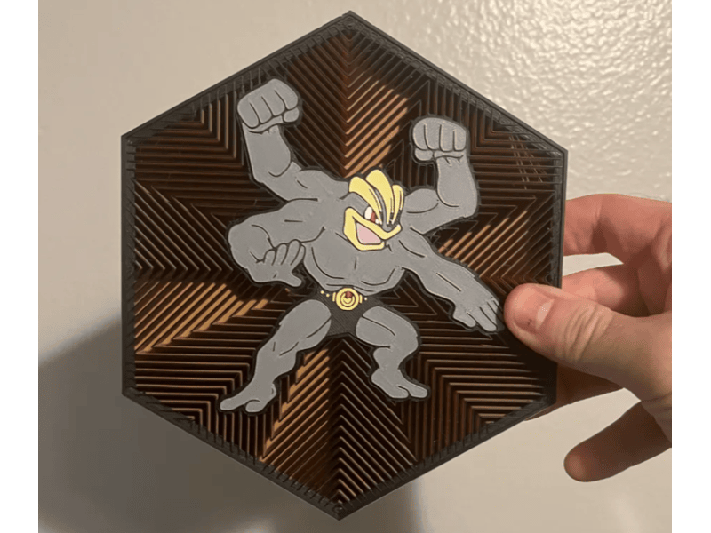 Cuadro Hexagonal de Machamp
