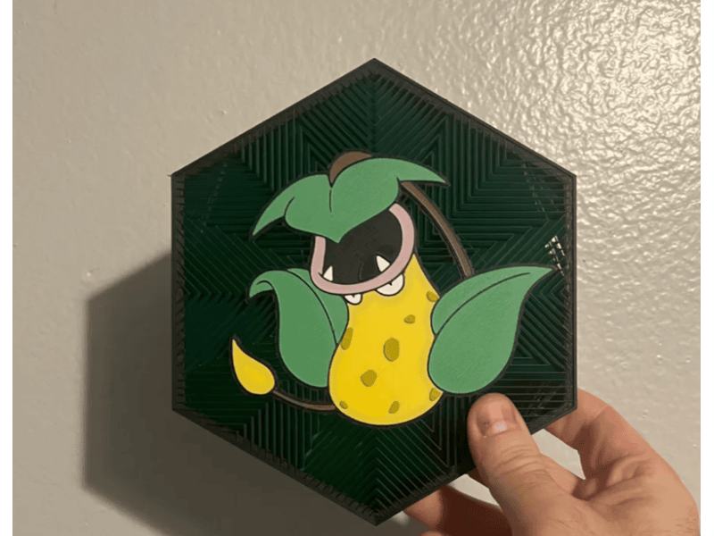 Cuadro Hexagonal de Victreebel
