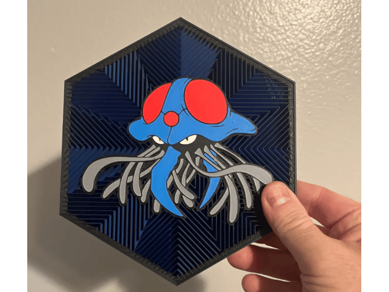 Cuadro Hexagonal de Tentacruel
