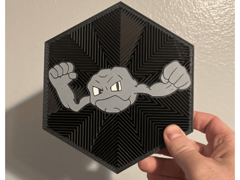 Cuadro Hexagonal de Geodude