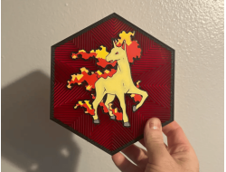 Cuadro Hexagonal de Rapidash
