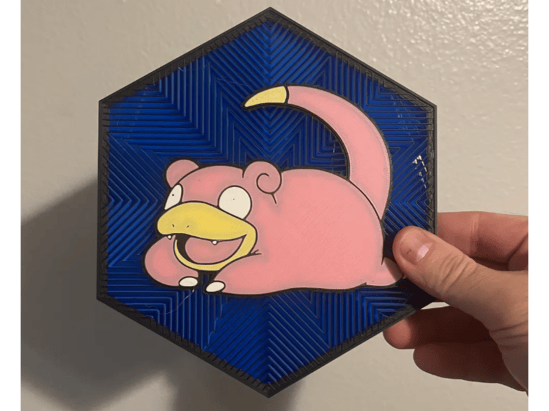 Cuadro Hexagonal de Slowbro