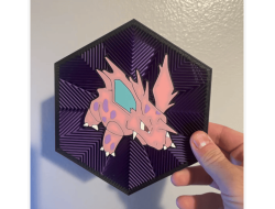 Cuadro Hexagonal de Nidorino