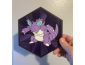 Cuadro Hexagonal de Nidoking Impresa en 3D