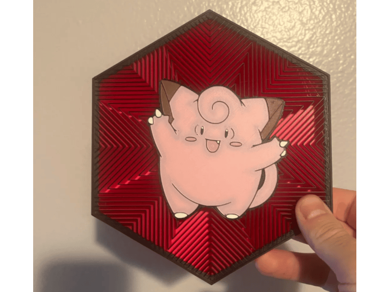 Cuadro Hexagonal de Clefairy