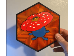Cuadro Hexagonal de Vileplume