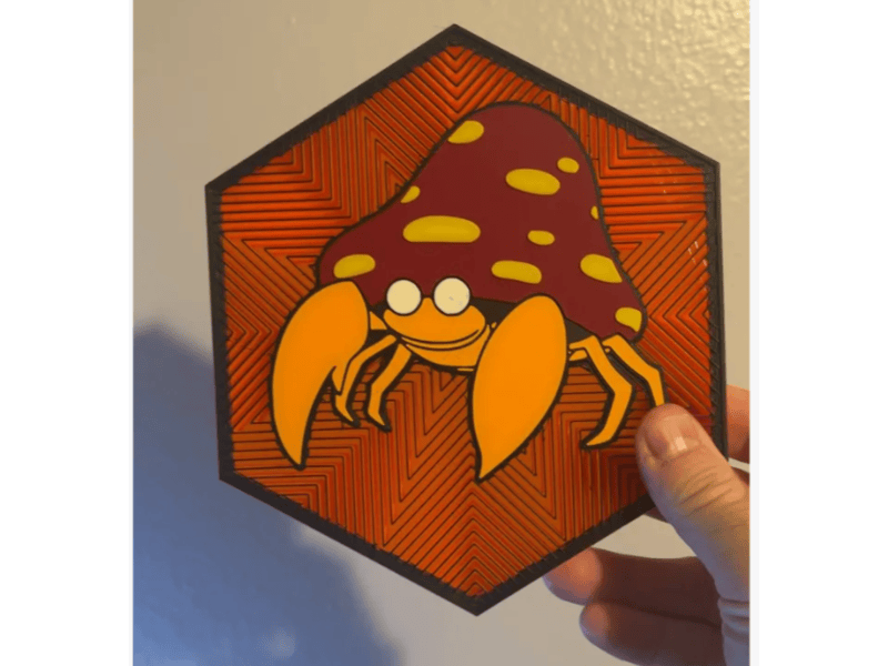 Cuadro Hexagonal de Parasect