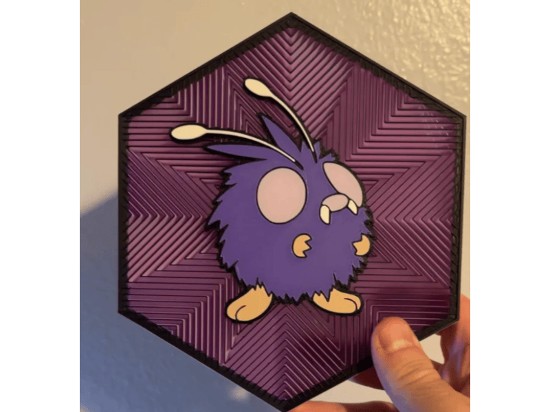 Cuadro Hexagonal de Venonat