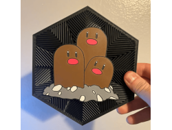 Cuadro Hexagonal de Dugtrio