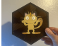 Cuadro Hexagonal de Meowth