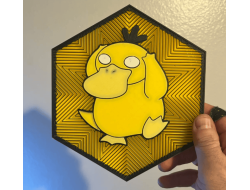 Cuadro Hexagonal de Psyduck