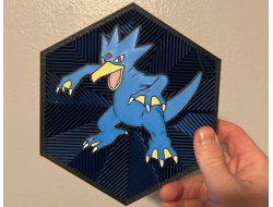 Cuadro Hexagonal de Golduck