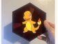 Cuadro Hexagonal de Charmander
