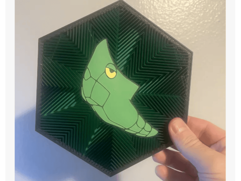 Cuadro Hexagonal de Metapod