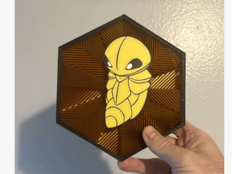 Cuadro Hexagonal de Kakuna