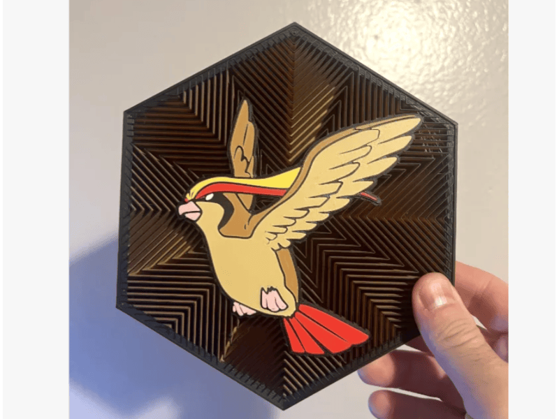 Cuadro Hexagonal de Pidgeot