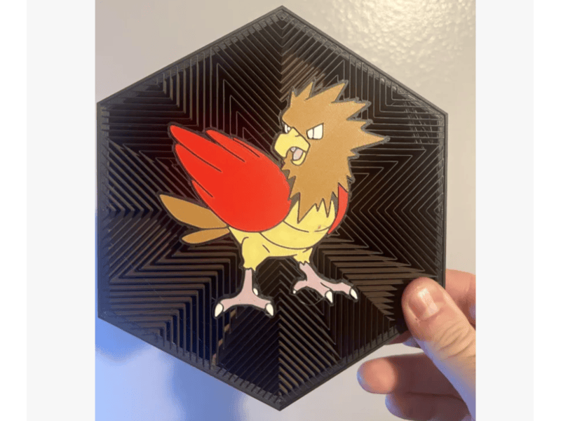 Cuadro Hexagonal de Spearow