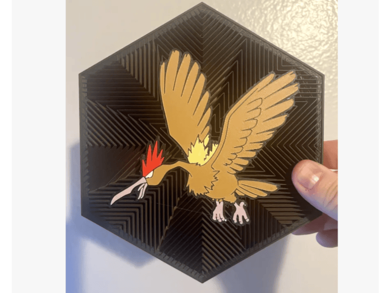 Cuadro Hexagonal de Fearow