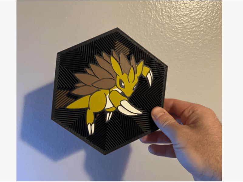 Cuadro Hexagonal de Sandslash