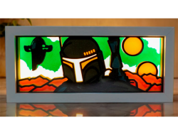 Lámpara de Mandalorian Impresa en 3D