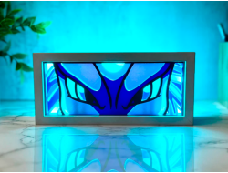 Lámpara de Mewtwo Impresa en 3D