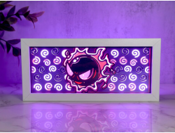 Lámpara de Gastly Impresa en 3D