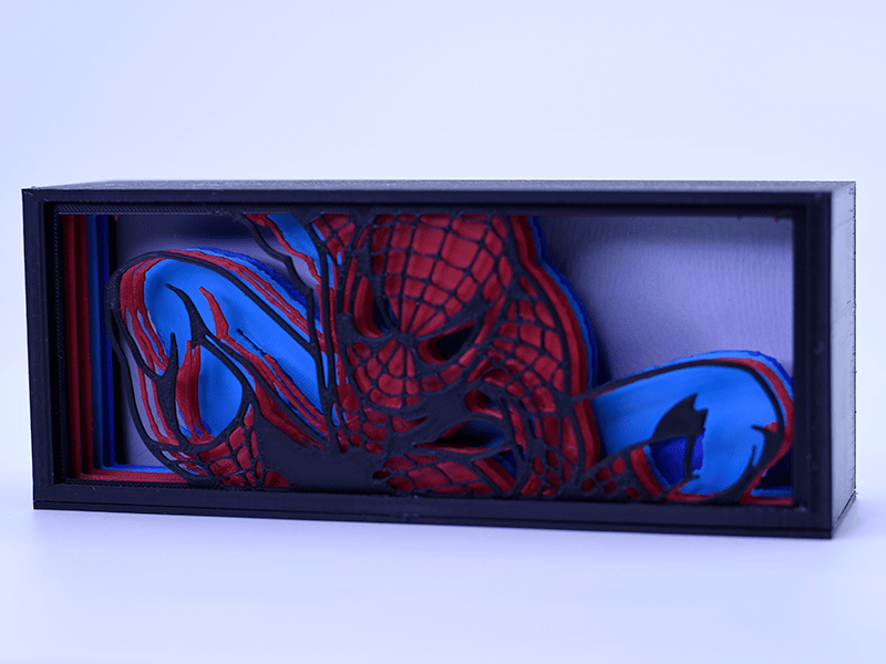 Lámpara de Spiderman Impresa en 3D