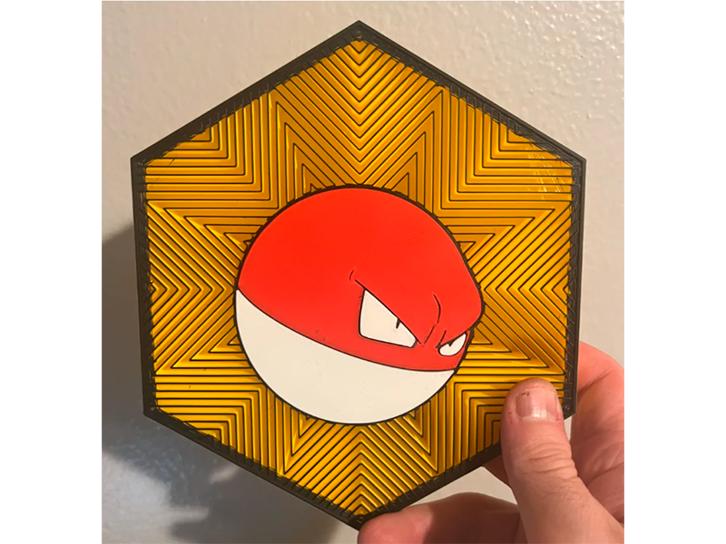 Cuadro Hexagonal de Voltorb