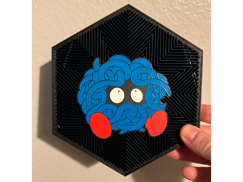 Cuadro Hexagonal de Tangela