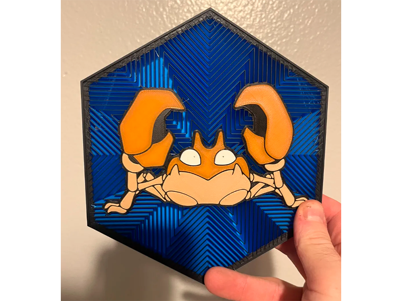 Cuadro Hexagonal de Krabby