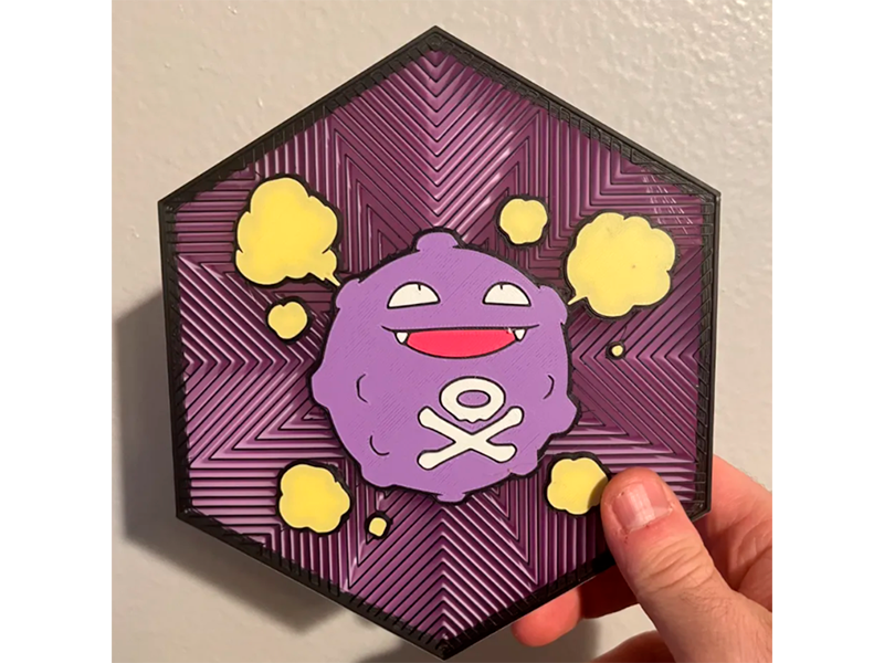 Cuadro Hexagonal de Koffing