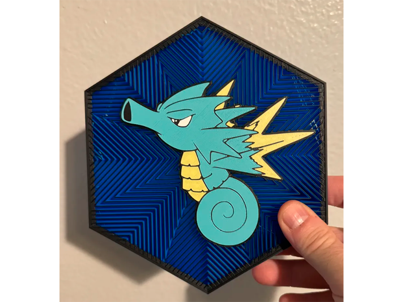 Cuadro Hexagonal de Kingdra