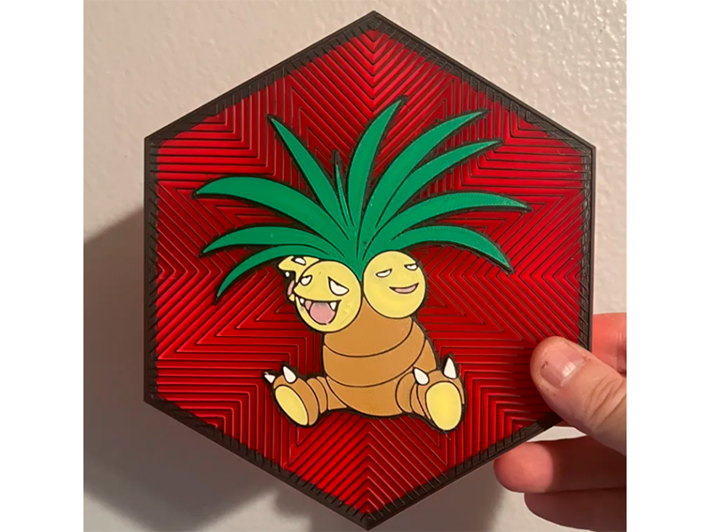 Cuadro Hexagonal de Exeggutor