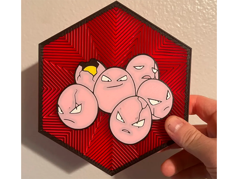 Cuadro Hexagonal de Exeggcute