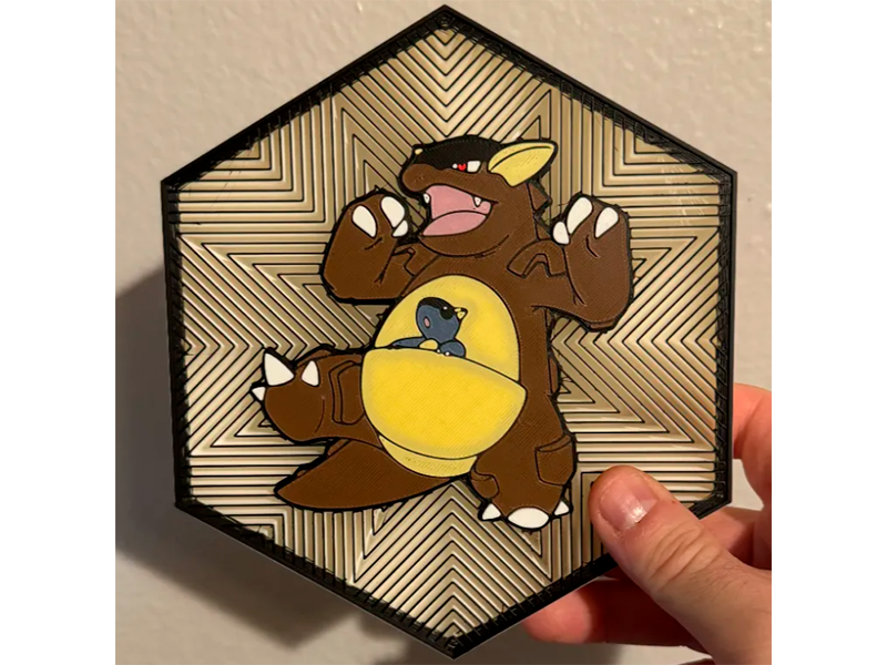 Cuadro Hexagonal de Kangaskhan