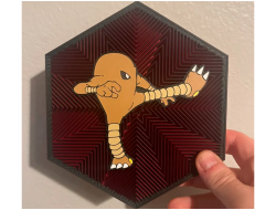 Cuadro Hexagonal de Hitmonlee