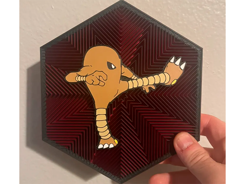 Cuadro Hexagonal de Hitmonlee