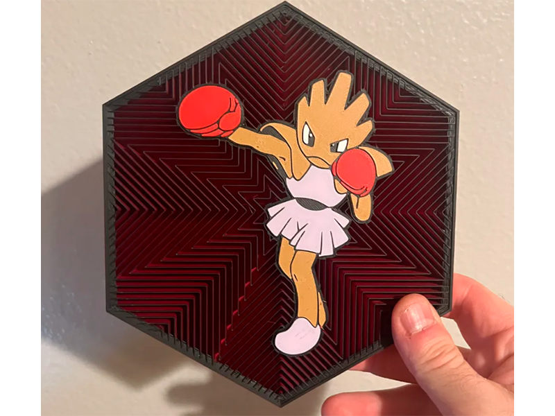 Cuadro Hexagonal de Hitmonchan