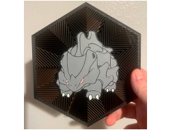 Cuadro Hexagonal de Rhyhorn