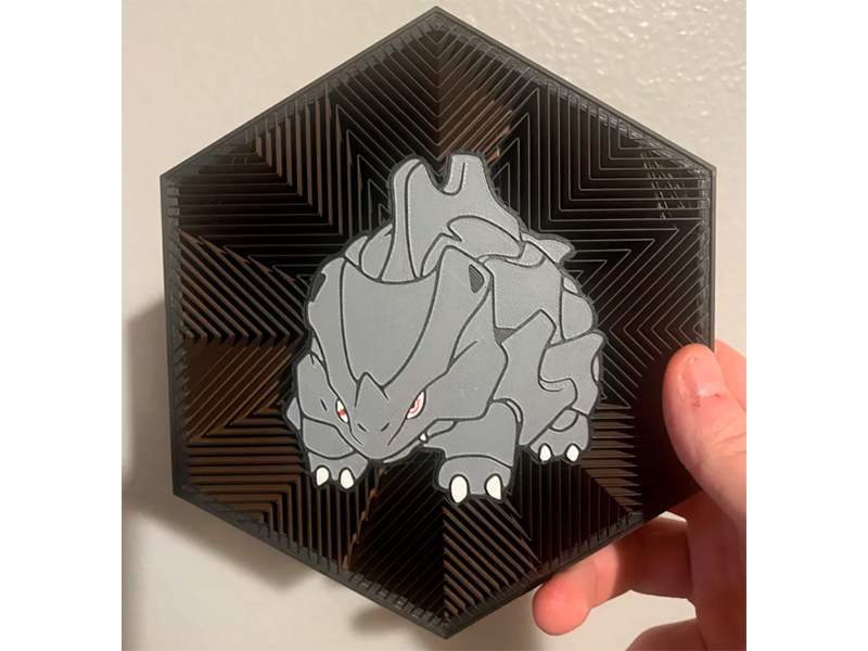 Cuadro Hexagonal de Rhyhorn
