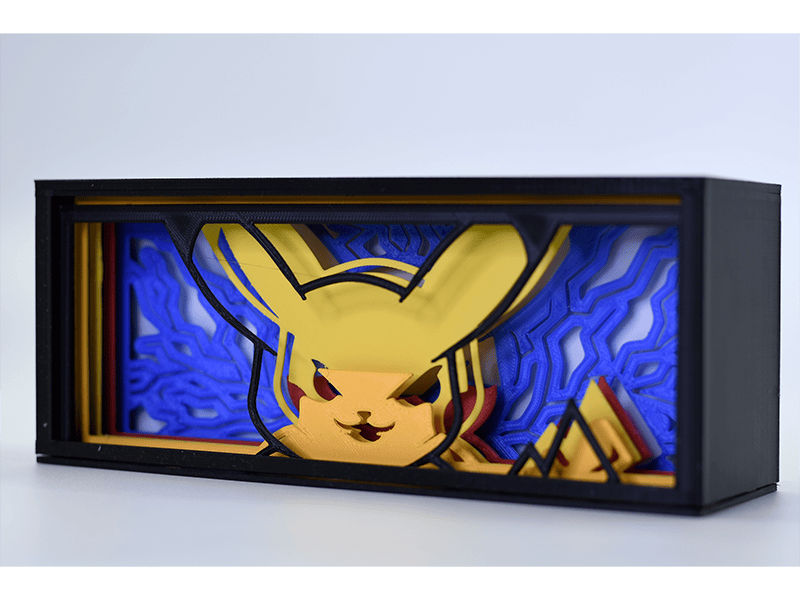 Lámpara de Pikachu Impresa en 3D